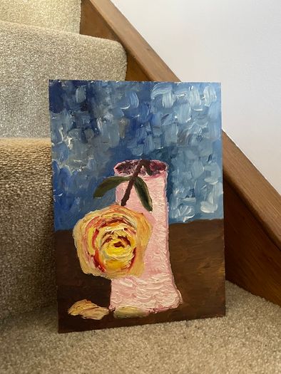 Trio of acrylic on board Paintings EX ST. SENAN'S