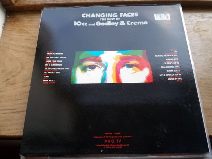 10cc and GODLEY & CREME - Changing Faces - The Best Of - 12in Vinyl