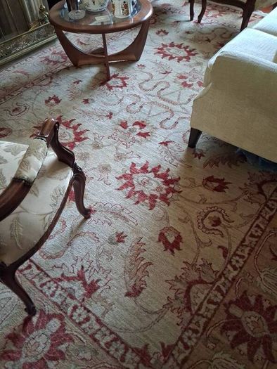 Large Hand knotted Persian Ziegler Carpet 380cm x 280cm