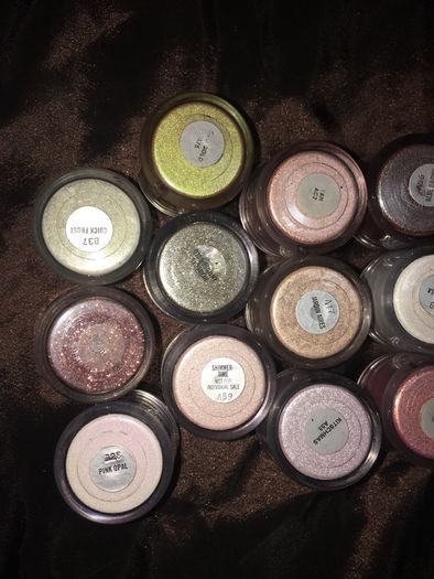 100% genuine mac pigments & glitters