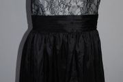 Meng Collection Linette Black lace midi stunning dress Perfect condition size UK16 EU44 Postage included