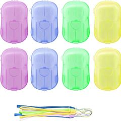 Portable soap paper sheets 8pcs mini soaps disc for travel