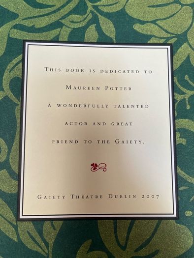 Dublin's Gaiety Theatre. Ltd Edition 250 copies. Presentation Copy.