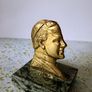 Vintage John Paul II Brass Bust on Marble Base. Image 6