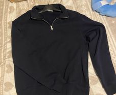 zara quarter zip