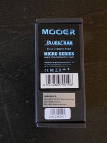 Mooer Blues Crab - Blues Overdrive Pedal - Micro Series