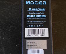 Mooer Blues Crab - Blues Overdrive Pedal - Micro Series
