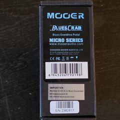 Mooer Blues Crab - Blues Overdrive Pedal - Micro Series