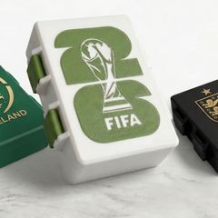 Custom 3D World Cup Card Case Any Country or FIFA Design