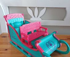 Frozen toddler doll sized sleigh