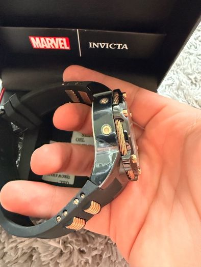 Marvel Comics Invicta 26913 51mm Iron Man LE #029/4000 Rose Watch NOS New Box