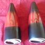 Rocha.John Rocha 17.25 Inches Tall Glazed Ceramic Vase Made In Portugal And Pair Of Siding Vases Image 9