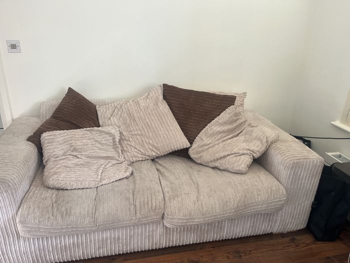 Cream sofa (low price as need it moved this week)