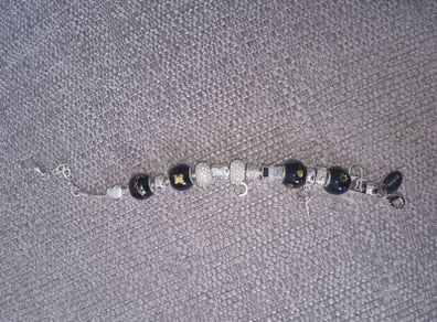 Newbridge Silverware Beaded Charm Bracelet