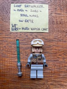 Lego minifigure Luke Skywalker Hoth sw0098 - 2010