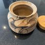 Ceramic vintage  pot with cork lid Image 2