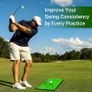 Update Golf Practice Hitting Swing Mat, Portable Strike Training Mat for Swing Traces Detection, Clearly Shows Impact Traces, 12 x 24in Accustrike Golf Swing Training Aids Image 3