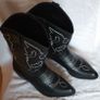 Ladies Cowboy Boots Size 6 Image 2