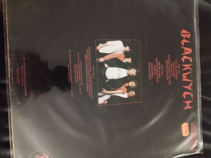Blackwych Out of control Irish press lp