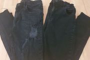 Jeans 2 Pair from River Island .. Age: 11 years ..  Colour: Black .. Now Reduced 10.00euro for Both