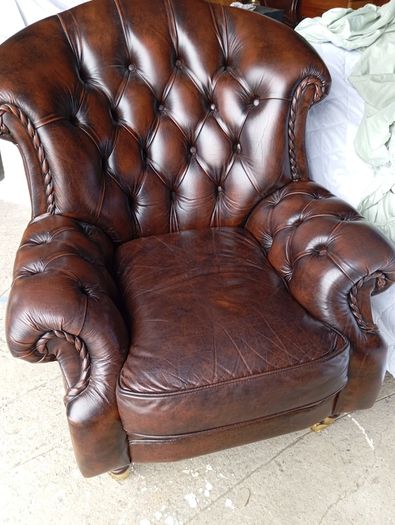 Chesterfield wingback chair