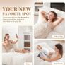 Adult Bean Bag Chairs with Memory Foam Lazy Sofa for Living Room White,Large,Soft Fabric,Ergonomic Back Support,Lightweight,Easy Clean,No Assembly,Wear-resisting,,Well-looking Image 6