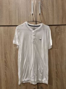 3 Hollister Henley T Shirts