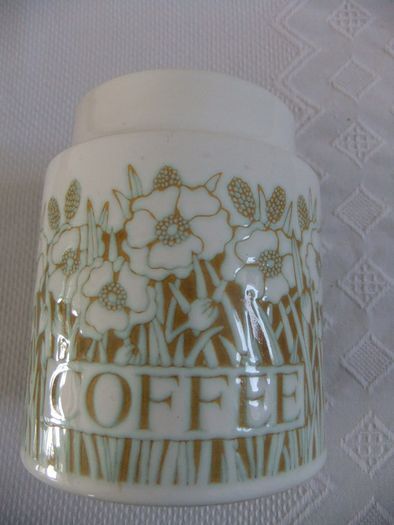 Hornsea Fleur Pattern Coffee Jar / Caddy