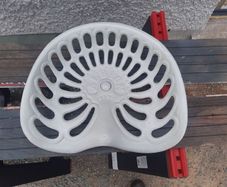Old reaper seat
