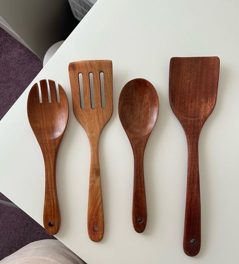 New Wooden Utensils - Set of 4