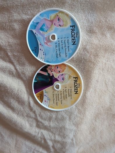 Disney frozen book with magic music player and charms