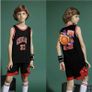 Boys 2 Piece Sleeveless Basketball Training Jersey and Shorts Set Image 2