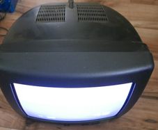 Retro Vintage TV Sanyo 14M1 14" CRT Retro Gaming Television No Remote Used Works Well