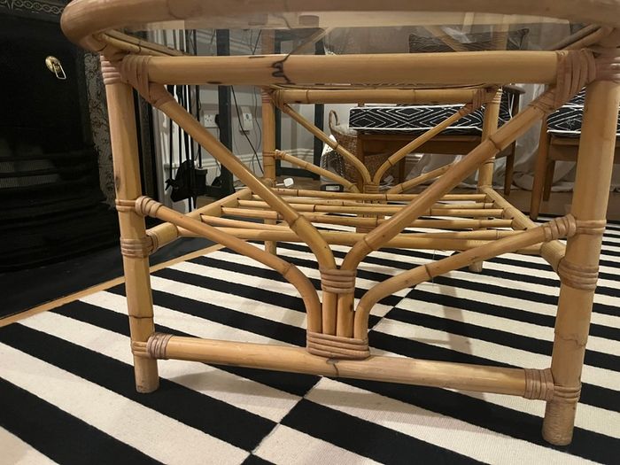 Bamboo coffee table