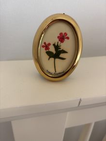 Miniature Brass Framed Flowers of Ireland
