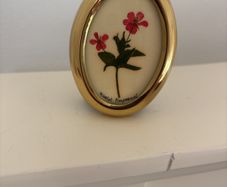 Miniature Brass Framed Flowers of Ireland