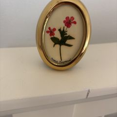 Miniature Brass Framed Flowers of Ireland