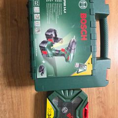 bosch  PSR 14.4 drill with two batteries and brand new drill bits