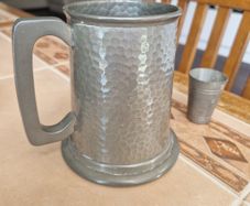 Pewter tankard & 1/4 Gill content