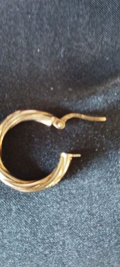 9ct gold hoop earrings