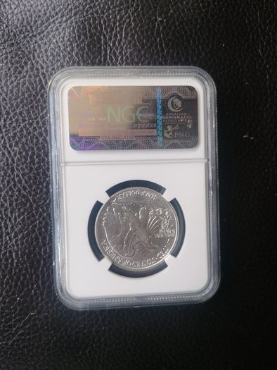1943 Usa Silver Half Dollar Coin