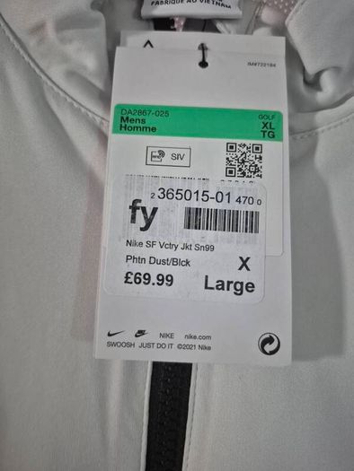 nike golf storm fit jacket