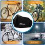 Bike Cover, Bike Covers for Outside Storage, 210T Outdoor Waterproof Bicycle Cover with Lock Holes, Anti Rain UV Bike Covers with Storage Bag for Mountain Bike, Road Bike Image 3