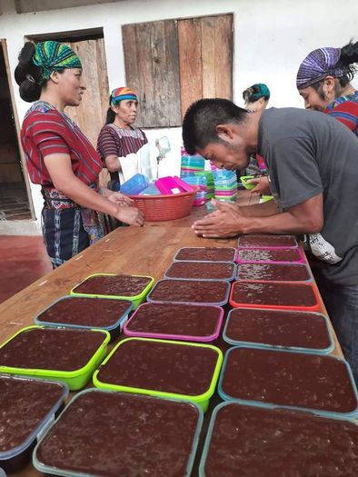 100% Ceremonial Cacao-Tierra Maya-Finest Guatemalan Blend- 227G Solid Block. Women's Collective. Holistic/Wellness Gift!