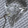 Vintage Crystal by Wedgwood pendant sterling silver chain Image 5