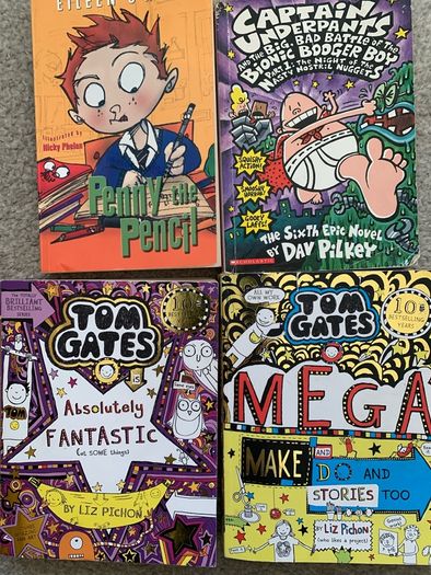 Bestselling Tom Gates etc