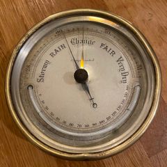 Antique Brass Ships Barometer