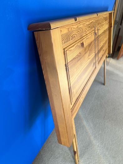 Double wood  headboard bed