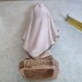Vtg Malsiner Italy Virgin Mary Madonna Religious Catholic Praying Figurine 9.5 inches. Image 6