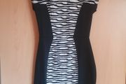 Black &amp; White Bodycon Dress